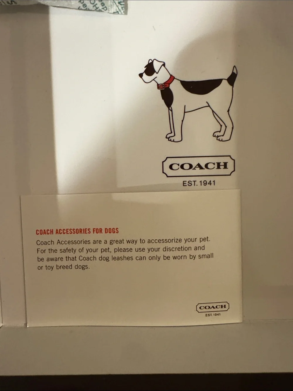 Coach genuine leather